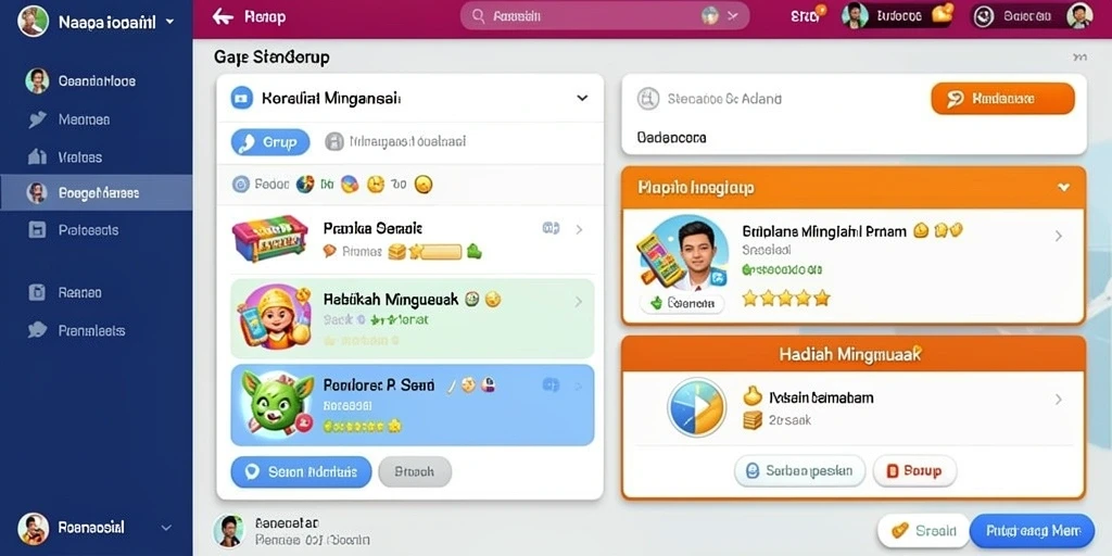 zara4d - Mode multiplayer memungkinkan bermain dengan teman.